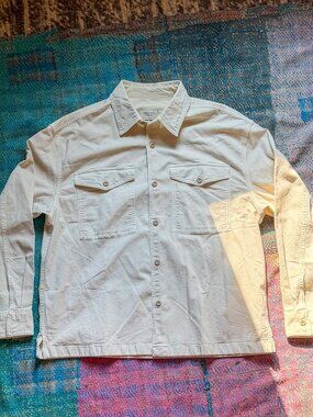 American Eagle Undyed Heavy Cotton Shirt Jacket - Size L